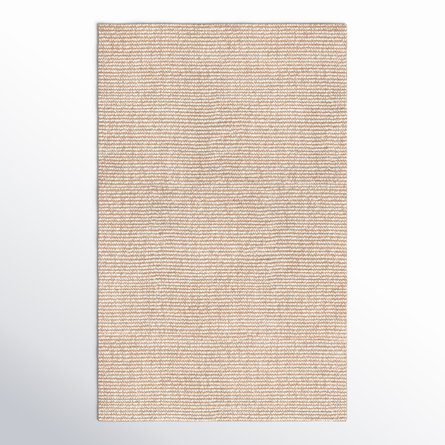 Bayne Hand-Loomed Jute/Wool Beige Area Rug