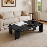 Solid Ash Wood Coffee Table