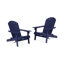 Chaise Adirondack pliante en bois massif Mccombs-453886951