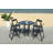 Lagarde Hexagon 4-Person 40.9'' Long Dining Set-1560860537