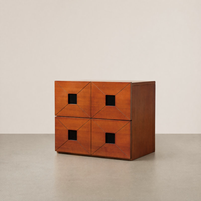 22.8"W Solid Wood Nightstand-Set Of 2, Set of 2