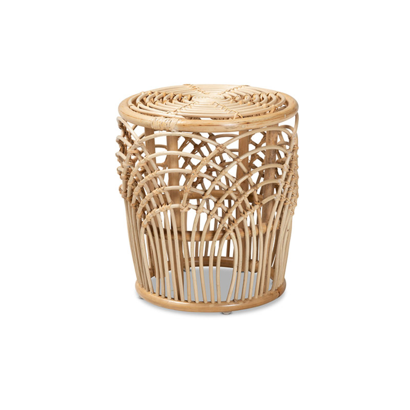 Naoma 17.3'' Rattan Tall Frame End Table