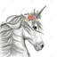 Imprimé matelassé Magic Unicorn