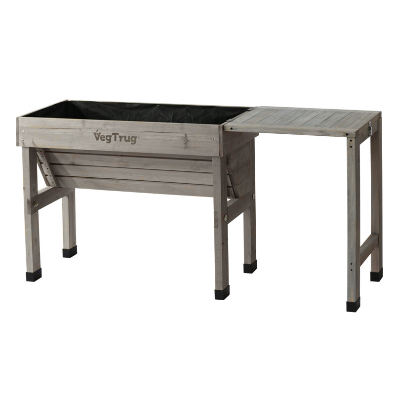 Table d'appoint Wall Hugger, Gris