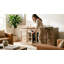 Solid Wood Sideboard Cabinet TV Console Honey Pine Wood