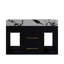 Ensemble de meuble-lavabo mural 29,9 po avec lavabo encastré en céramique-122276957