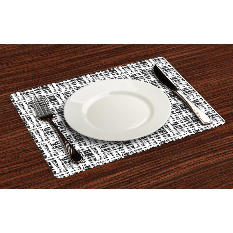 Polyester Abstract Rectangle Placemat