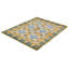 Tapis bleu foncé en laine noué à la main
