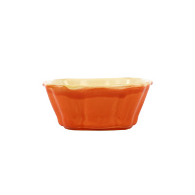Italian Bakers Orange Small Square Bakers