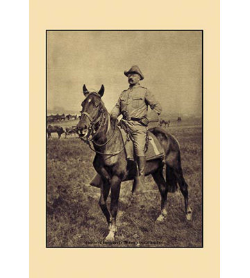 Colonel Roosevelt of the Rough Riders Photographic Print