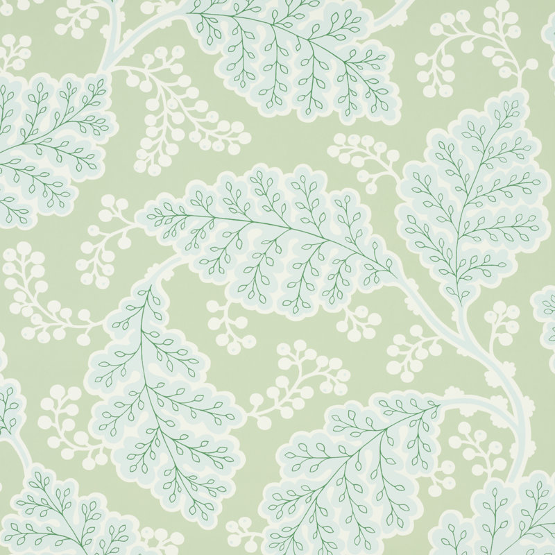Papier peint Estelle, Vert
