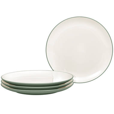 Wildon Home® Dinner Plates Set Of 6,10.5 Inch Ceramic Plates Kitchen Plates  Microwave Safe Plates Porcelain Dinner Plates