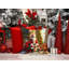 Coussin décoratif Labrador Retriever and Santa Claus-101410223