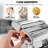 Pasta Maker Machine, 9 Adjustable Thickness Settings Noodles Maker, Stainless Steel Noodle Rollers and Cutter, Manual Hand Press, Pasta Making Kitchen Tool Kit, Perfect for Spaghetti Lasagna