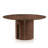 Farrish Solid Wood Pedestal Round Dining Table