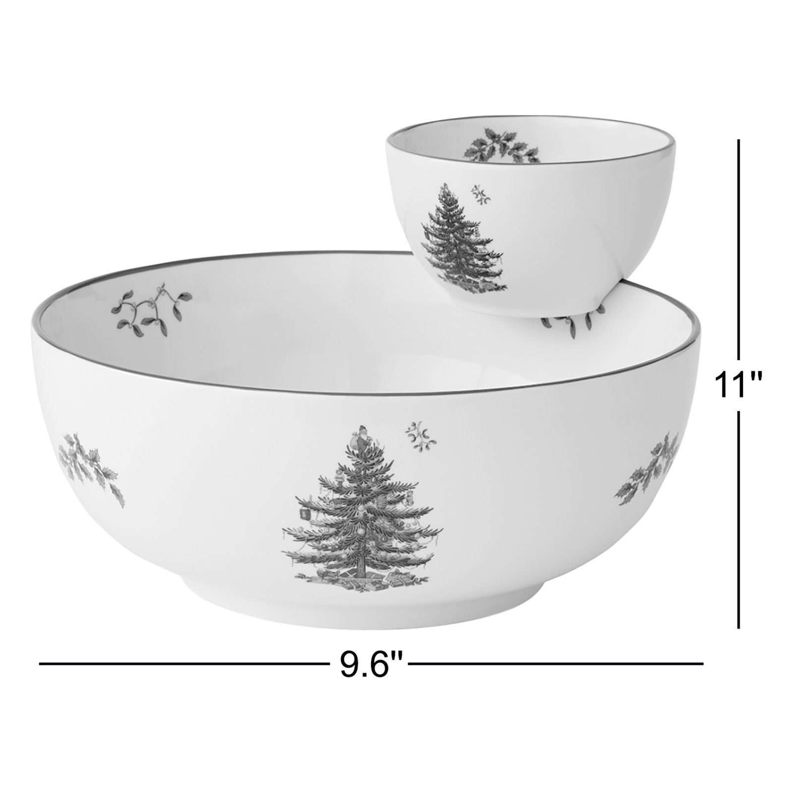 Christmas Tree Tiered Chip and Dip