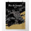 « rio de janeiro city map », reproduction d’impression sur affiche sous forme de luxe-22632129