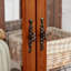 Vitrine 2 portes avec portes en verre trempé, armoires de terrasse avec panneau arrière en miroir et tablettes réglables, vitrine éclairée pour la maison, ampoule de bureau incluse-1341175261