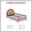 Lit de jour en tissu arc-en-ciel Rainbow