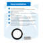 6-Inch Black Recessed Selectable LED Wafer (12-Pack)-107276724