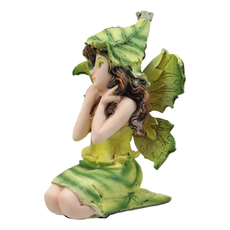 Figurine d’écrasement de faerie de jardin enchanted fée trombone Ironton