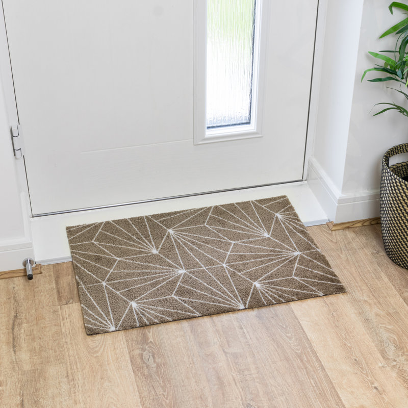 Mega Runner - Geo - Brown, 50cm W x 75cm L