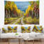 Tapisserie d'automne golden landscape-28482786