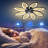 Flower-shaped Led Ceiling Fan With Remote-1832091733