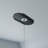 18"W x 9"H x 4 3/4"ID x 1/2"P Chrysler Architectural Grade PVC Pierced Ceiling Medallion, Black-40714707-40712882