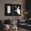 Art mural encadré, rétro, antique, classique pour chambre à coucher - 16 po x 24 po x 2 panneaux-461891815-461891813