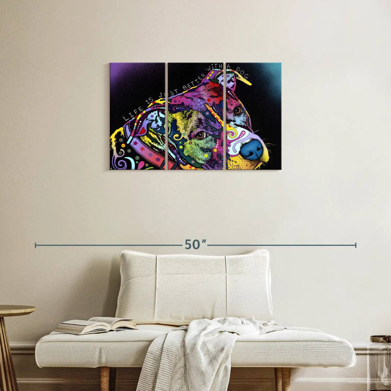 Brampt Life Is Just Better, 20" H x 33" W