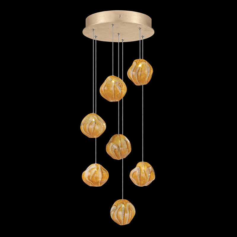 Vesta 7 - Light LED Pendant, Gold