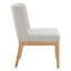  Chaise d'appoint moderne à oreilles avec pieds en bois-129787144