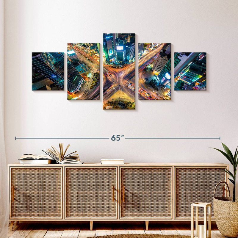 Seoul Interstection, 24" H x 55" W