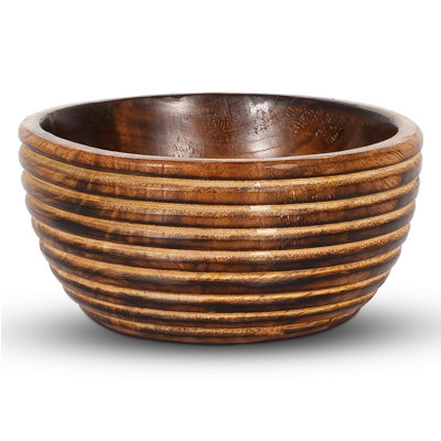 Bol décoratif en bois