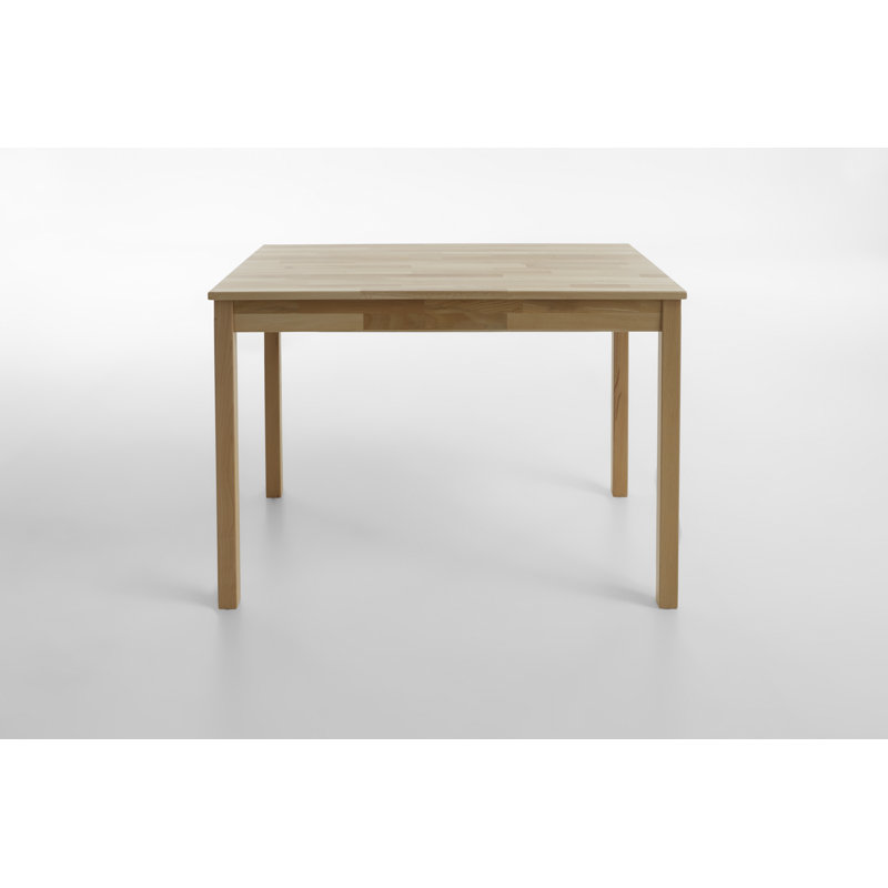 Erik Beech Solid Wood Dining Table, 75cm H x 110cm L x 70cm W