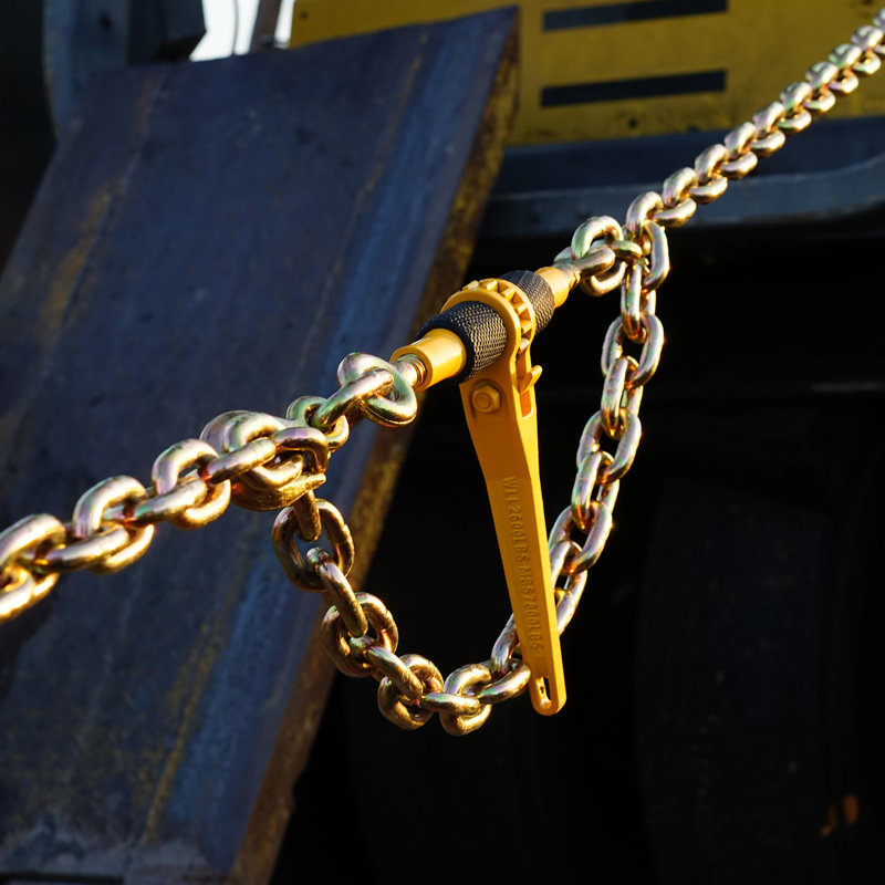 Chain Binder Ratchet Load Binder 1/4"-5/16" 2600 lbs for Tie Down 2 Pack