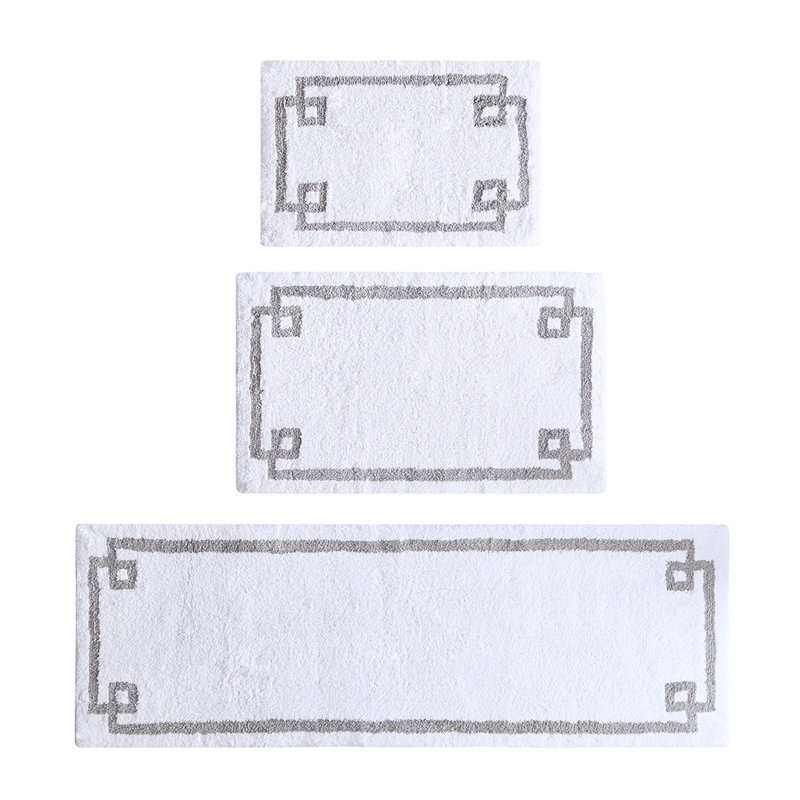Tapis de bain en coton touffeté, Ensemble de 3 - L 30 po x l 20 po