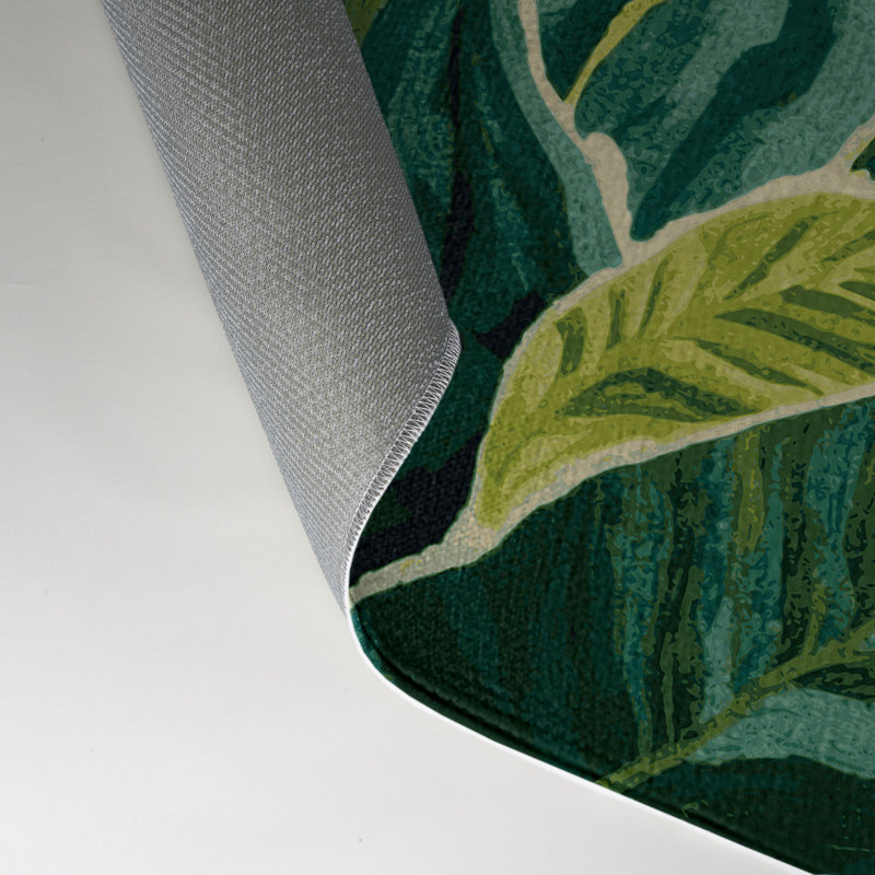 Tapis vert d'intérieur et d'extérieur Botanical, Rectangle 5 pi x 7 pi