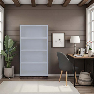 Nora Modular 60 inch High Bookshelf, No Assembly Required