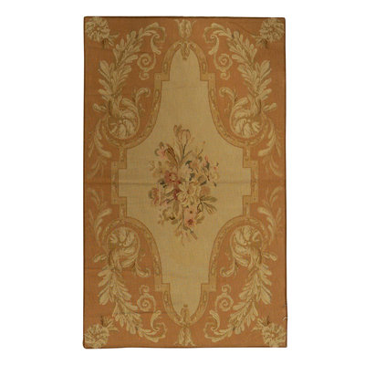 Hand Knotted Wool Floral Indoor Rug