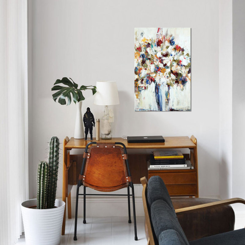 " Jubilant " by Lisa Ridgers, 40" H x 26" W x 1.5" D, No Mat, Wrapped Canvas