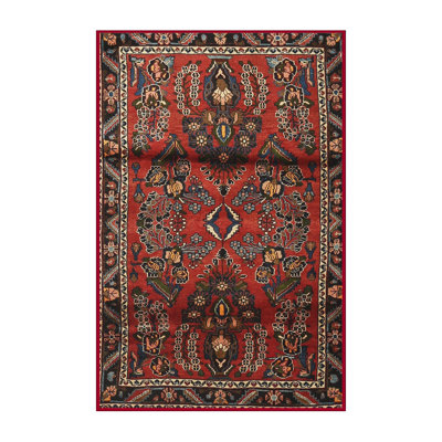 Tapis rouge à motif sud-ouest