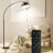 Emersynn 78.7'' Arched/Arc Floor Lamp with Remote Control, LED Bulb Included, and Metal Shade-1340252766