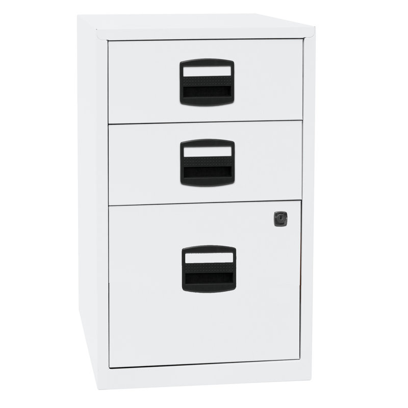41.3cm Wide 3 -Drawer File Cabinet, White