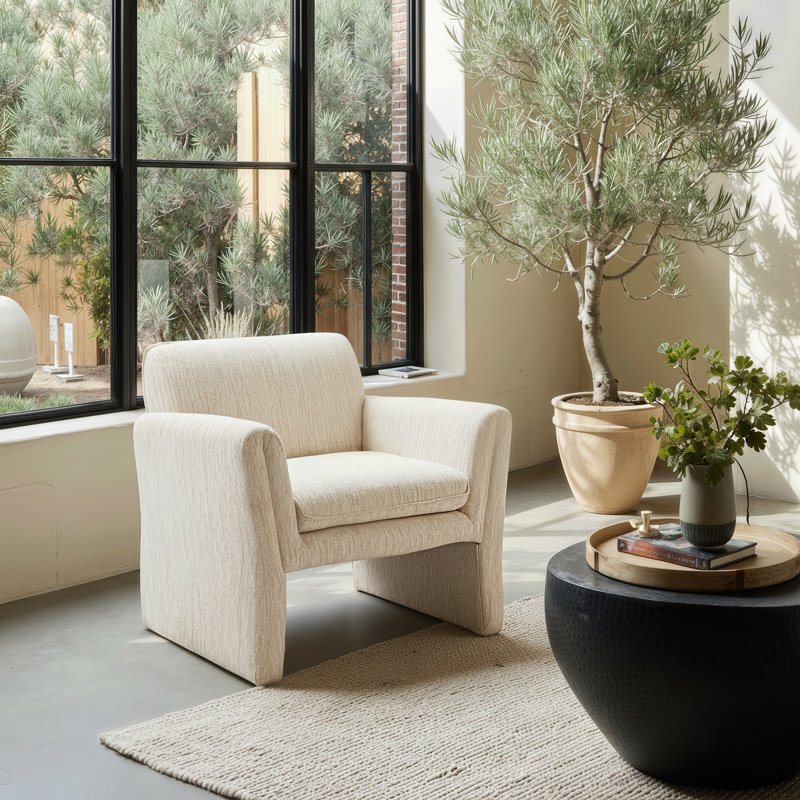 Chaise d'appoint Dobra beige avoine