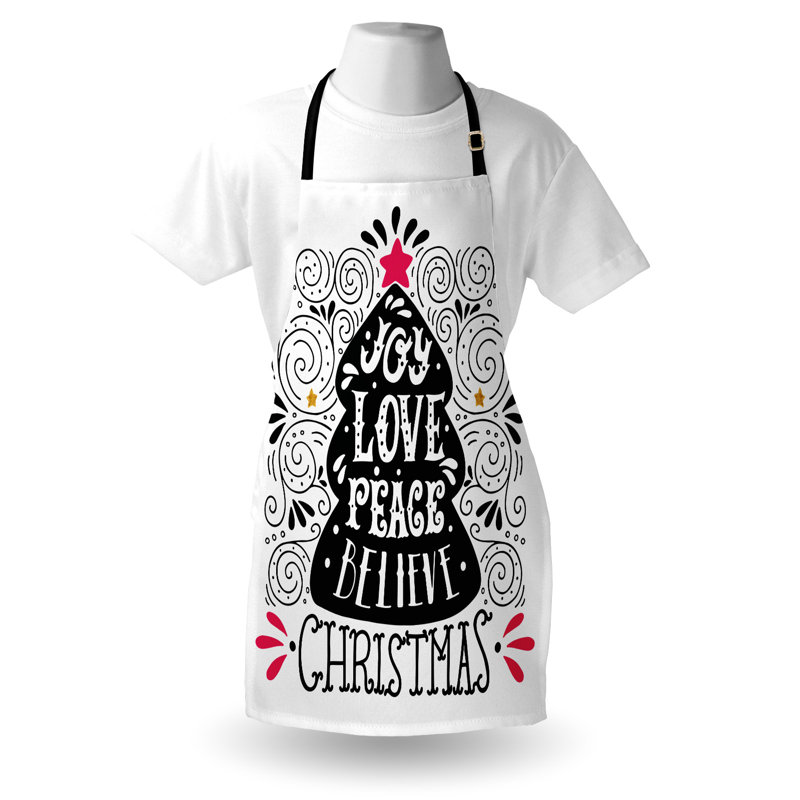 No Pattern Bib Apron