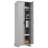 Storage Cabinet With Two Doors For Bathroom Or Office, Adjustable Shelf, MDF, Grey | Gift Idea-132037972