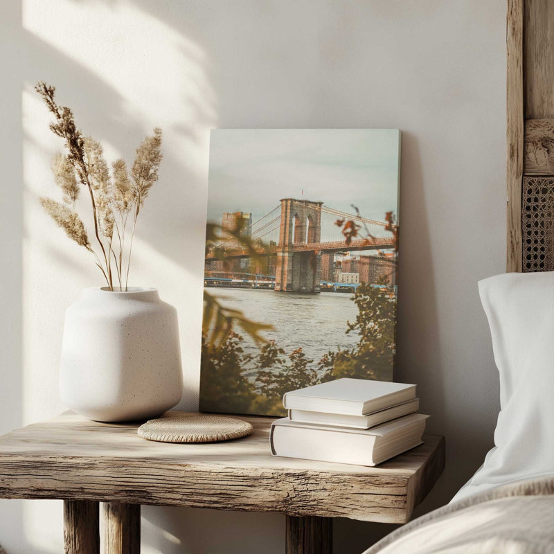 Impression sur toile Brooklyn Glow, 8 po x 12 po, Toile tendue