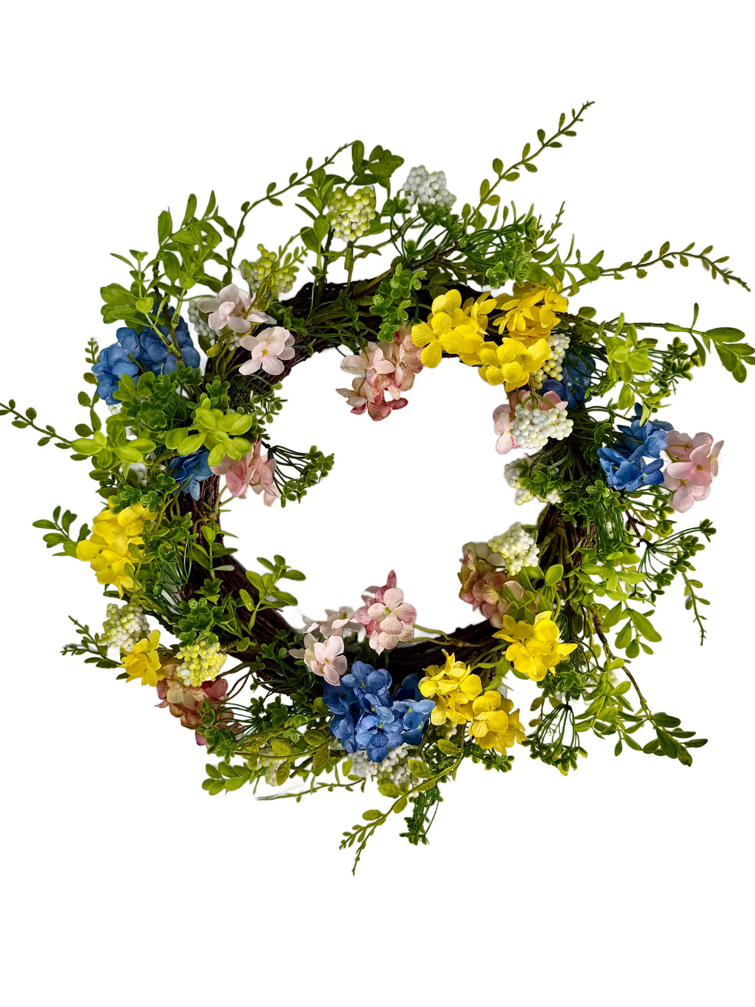 Primrue Spring Wreath Primrue Wreath 22 Inch Artificial Spring Floral | Wayfair